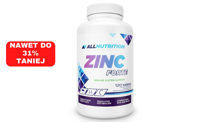 Zinc Forte – suplement diety na skórę, włosy i paznokcie