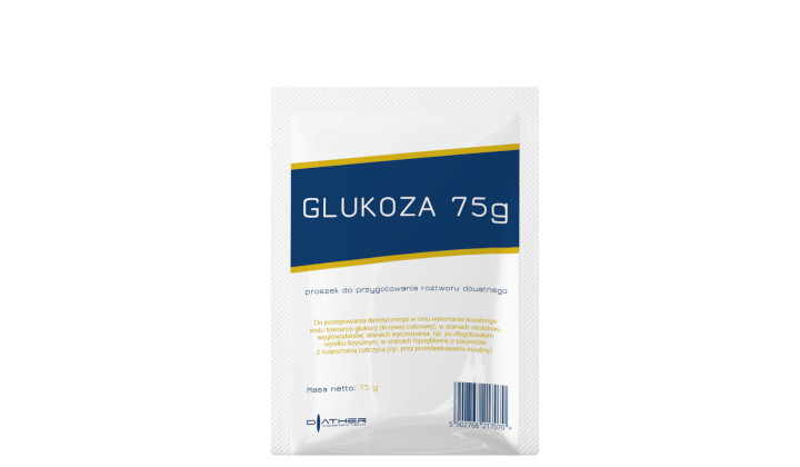 Glukoza 75g - do sporządzania roztworów doustnych 
                     