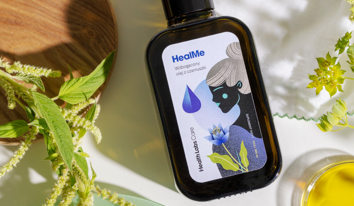 HealMe Health Labs - wzbogacony olej z czarnuszki