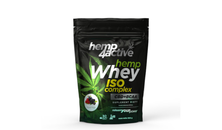 Odżywka białkowa Hemp Whey Iso Complex z dodatkiem CBD - różne smaki
