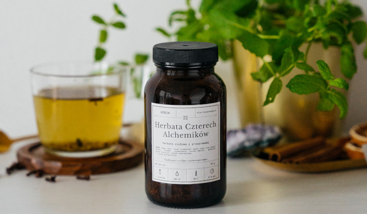 Herbata Czterech Alchemików HEBDA na przeziębienie