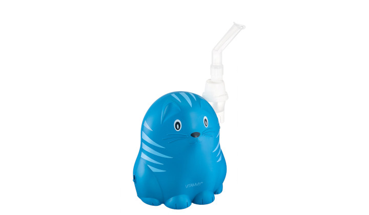 Inhalator dla dzieci w kształcie kotka Vitammy Gattino A1503 - różowy i niebieski