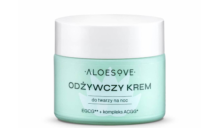 Odżywczy krem do twarzy na noc Aloesove