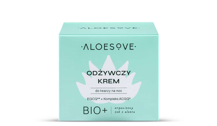 Odżywczy krem do twarzy na noc Aloesove