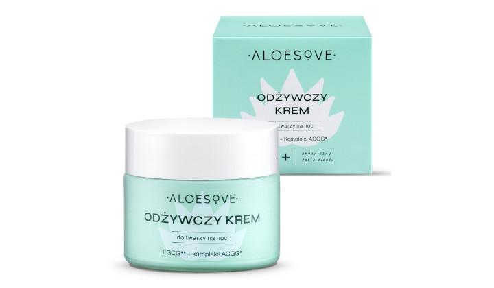 Odżywczy krem do twarzy na noc Aloesove