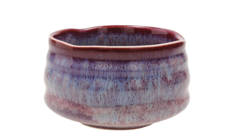 Miseczka do herbaty matcha fioletowa