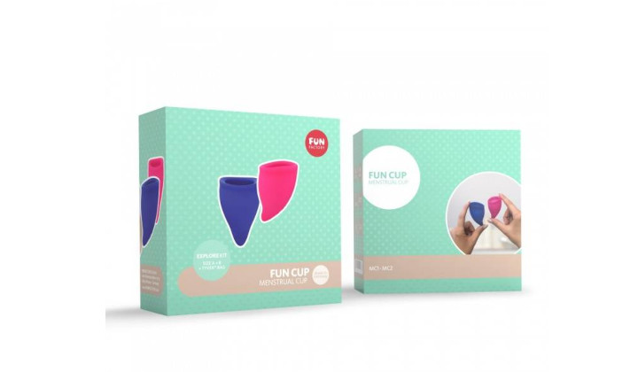 FunCup - zestaw kubeczków menstruacyjnych w dwóch rozmiarach