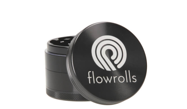 Czteroczęściowy młynek do suszu CBD 63 mm Flowrolls
