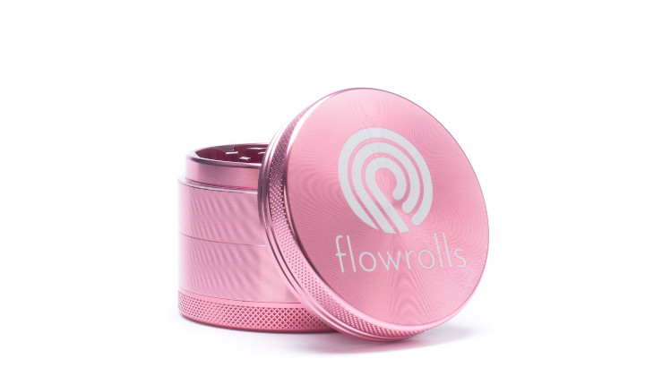 Czteroczęściowy młynek do suszu CBD 63 mm Flowrolls