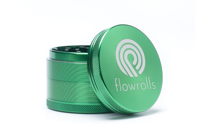 Czteroczęściowy młynek do suszu CBD 63 mm Flowrolls