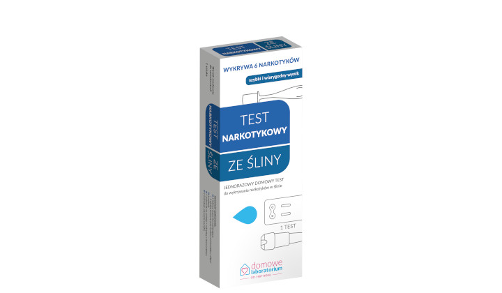 Domowy test narkotykowy ze śliny - 6 narkotyków