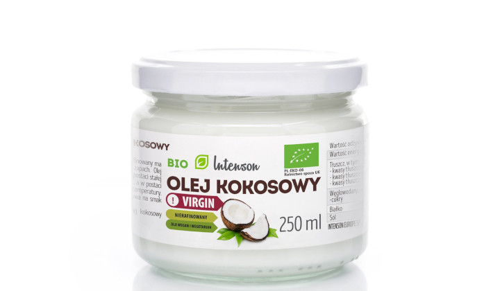 Bio olej kokosowy virgin Intenson