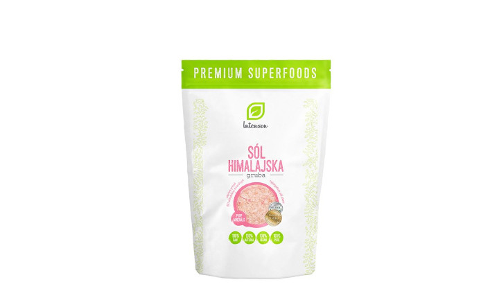 Sól himalajska jodowana 500g Intenson gruba