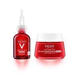 Vichy, rutyna Liftactiv B3 przeciw przebarwieniom: Serum + Krem SPF 50