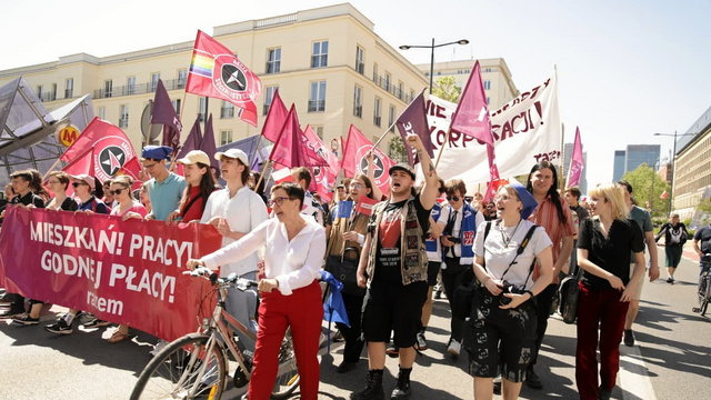 „Chcemy Europy socjalnej!” – marsz z okazji Święta Pracy w 20. rocznicy Polski w UE