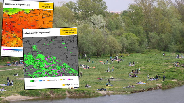 Majówka zaskoczy nas letnim ciepłem, ale załamania pogody nie unikniemy [MAPY]