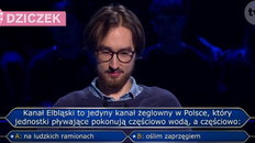 Nerwówka w Milionerach. Filip z Olsztyna miał problem z Kanałem Elbląskim