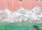 Różowa plaża: cud natury czy efekt działalności człowieka?