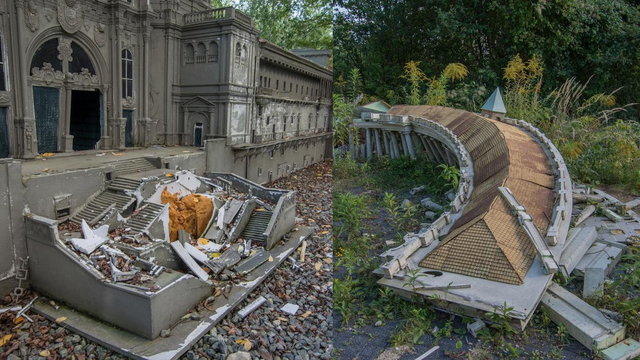 Tak wygląda zdewastowany Park Miniatur Sakralnych w Częstochowie