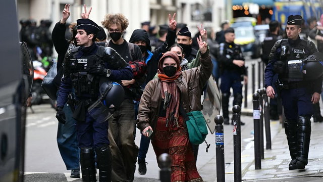 Paryż: Policja rozbija propalestyński protest na renomowanej uczelni