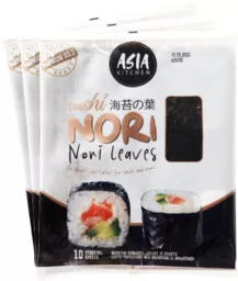 Algi Sushi Nori Premium Gold 3 x 10 szt - Asia Kitchen - Kuchnie świata - miniaturka - grafika 1