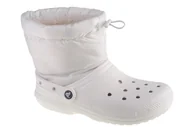 Śniegowce damskie - Crocs Classic Lined Neo Puff Boot 206630-143, Damskie, śniegowce, Biały - miniaturka - grafika 1