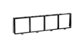 Kanały kablowe - OBO Bettermann Ramka montażowa poczwórna 184x48mm MT45V 4 7408670 7408670 - miniaturka - grafika 1