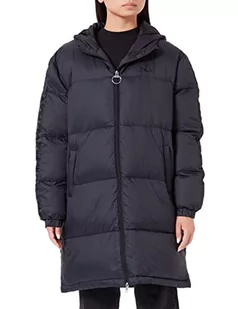 FILA Damska kurtka Berislav Long Padded Coat Jacket, Moonless Night, M - Kurtki damskie - miniaturka - grafika 1