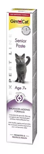 GIMBORN Gim Cat Pasta ExpertLine SENIOR 50g - Suplementy i witaminy dla psów - miniaturka - grafika 1