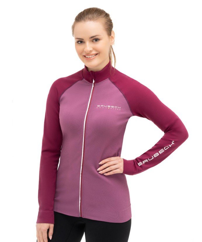 Bluza dresowa termoaktywna rozpinana damska Brubeck Athletic