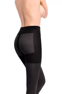 RAJSTOPY MONA MICRO PUSH-UP 100 (kolor Nero, rozmiar 4) - Rajstopy - miniaturka - grafika 1