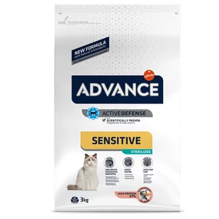 Advance Cat Sterilized Sensitive - 3 kg - Sucha karma dla kotów - miniaturka - grafika 1
