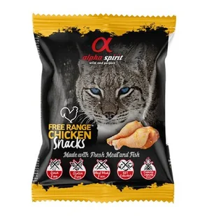 Alpha Spirit Alpha Spirit Cat Chicken Snacks Przysmak 50g - Przysmaki dla kotów - miniaturka - grafika 1