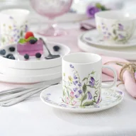 Serwisy do kawy i herbaty - Zestaw kawowy na 12 osób porcelanowy VIOLA - miniaturka - grafika 1