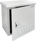 Akcesoria do szaf serwerowych - Alantec Zewnętrzna szafka rack wisząca 19" 6U 600x450, 4 belki nośne, 4 przepusty kablowe, kolor szary ALANTEC SZ-6U-600-450-01-S - miniaturka - grafika 1