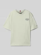 Koszulki dla chłopców - T-shirt z czystej bawełny z nadrukiem z logo model ‘VARSITY’ - miniaturka - grafika 1