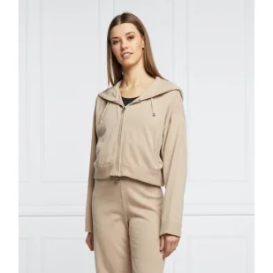 Juicy Couture Bluza | Cropped Fit | z dodatkiem wełny i kaszmiru - Bluzy damskie - miniaturka - grafika 1