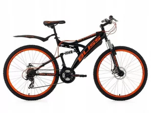 Rower Górski 26 Mtb Amortyzacja Przód Tył Hamulce Tarczowe 21 Bieg Downhill - Rowery - miniaturka - grafika 1