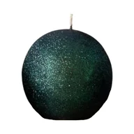 Świece - Świeca Iris kula 10 cm butelkowa zielony - miniaturka - grafika 1
