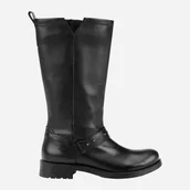 Kozaki damskie - Kozaki damskie skórzane Geox D166RF0KBTU-C9999 36 Czarne (8050036167606). Kozaki damskie - miniaturka - grafika 1