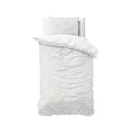 Pościel - 140x220 VELVET UNI biały kpl pościeli - miniaturka - grafika 1