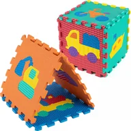 Maty piankowe - Mata edukacyjna dla dziecka puzzle pojazdy 10szt. - miniaturka - grafika 1