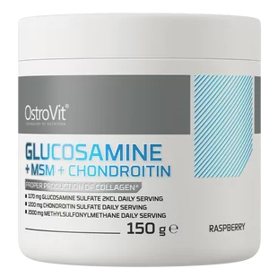 OstroVit Glucosamine+MSM+Chondroitin 150g Siarczanu Glukozaminy - Ochrona stawów - miniaturka - grafika 1