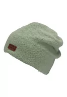 Czapki damskie - Sterntaler Dziewczęca czapka typu Slouch-Beanie, zielona, 51 - miniaturka - grafika 1