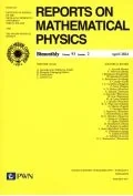 Czasopisma - Reports on Mathematical Physics 93/2 - miniaturka - grafika 1