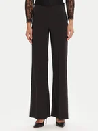 Spodnie damskie - Rinascimento Spodnie palazzo CFC0125425003 Czarny Wide Leg - miniaturka - grafika 1