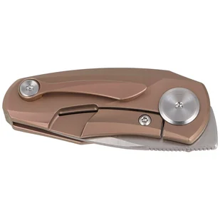 Nóż składany Bestech Tulip Frame Lock Pink Titanium, Stonewash / Satin M390 by Ostap Hel (BT1913D) - Noże - miniaturka - grafika 6