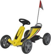 Jeździki dla dzieci - MARKET UNION CO.,LTD. 8931 GOKART NA PEDAŁY LIC.FERRA YELOW*** 5904722250345 - miniaturka - grafika 1