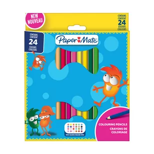 PAPER MATE KREDKI OŁÓWKOWE 24 KOLORY 2166489 - Przybory szkolne - miniaturka - grafika 1
