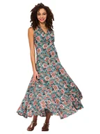 Sukienki - Aller Simplement Sukienka w kolorze turkusowo-czerwonym - miniaturka - grafika 1